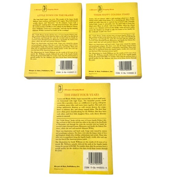 Laura Ingalls Wilder Little House Books Box Set Yellow Paperback Middle Grade - Picture 11 of 14
